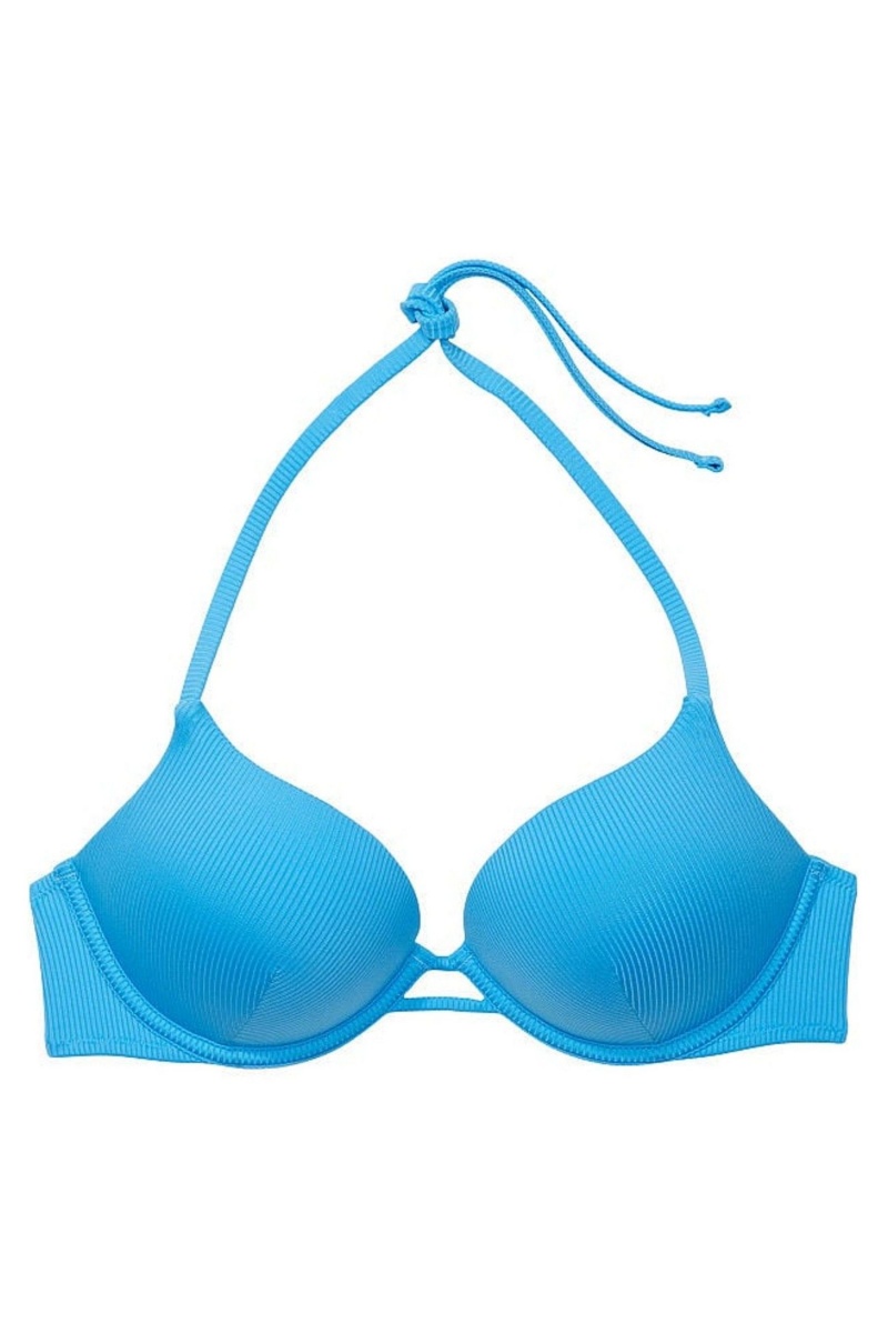 Victoria's Secret Swim Bikini Top Blau | 485012TSZ