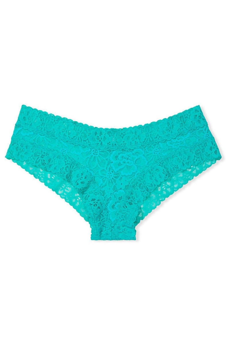 Victoria's Secret The Lacie Spitze Cheeky Knickers Grün | 584962SCM