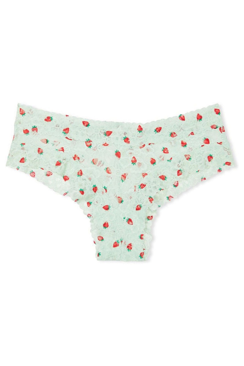 Victoria's Secret The Lacie Spitze Cheeky Knickers Grün | 850692EQD