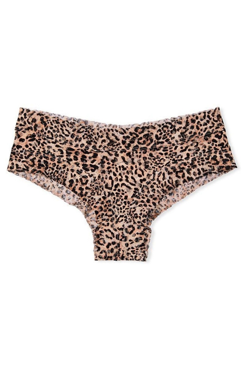 Victoria's Secret The Lacie Spitze Cheeky Knickers Soft Sand Tie Dye Nude | 547690TCQ