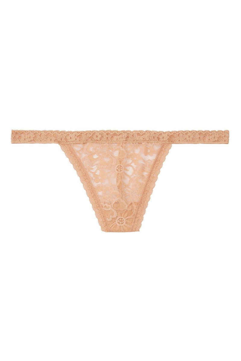 Victoria's Secret The Lacie Spitze G String Knickers Almost Nude | 618347VHD