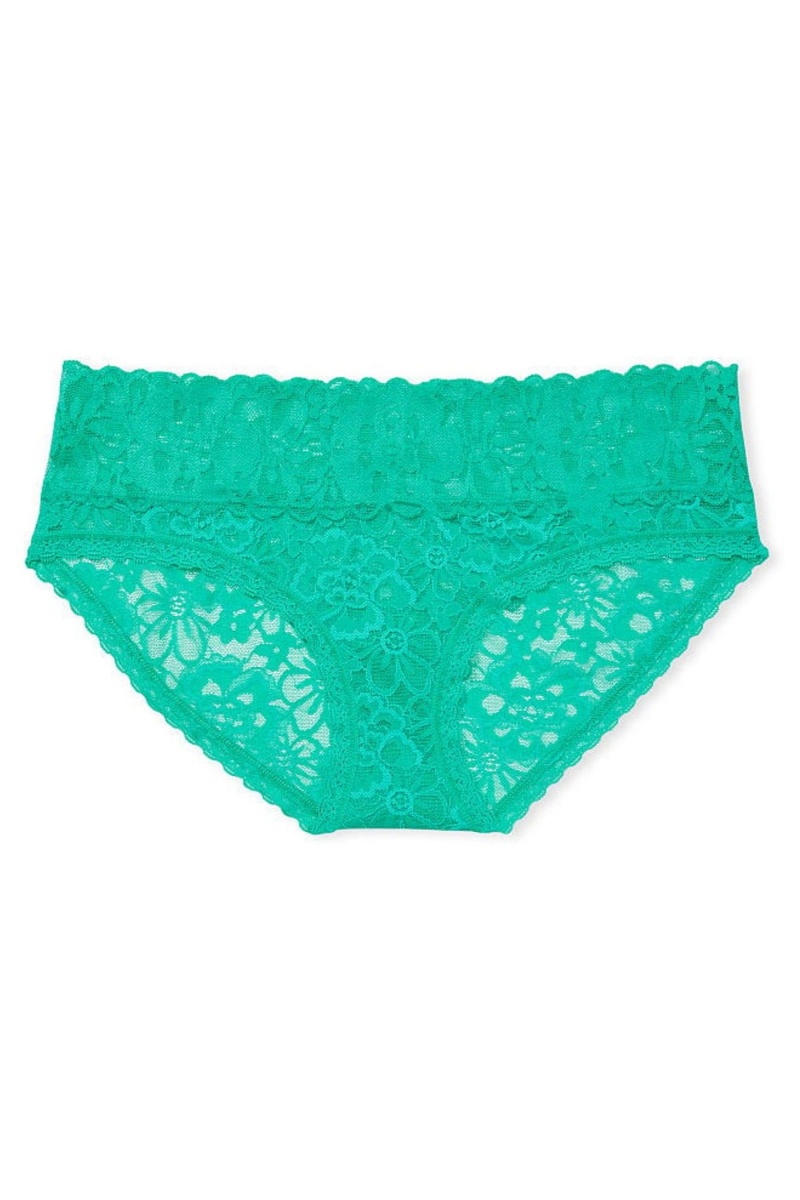 Victoria\'s Secret The Lacie Spitze Hipster Knickers Grün | 685091ZNI