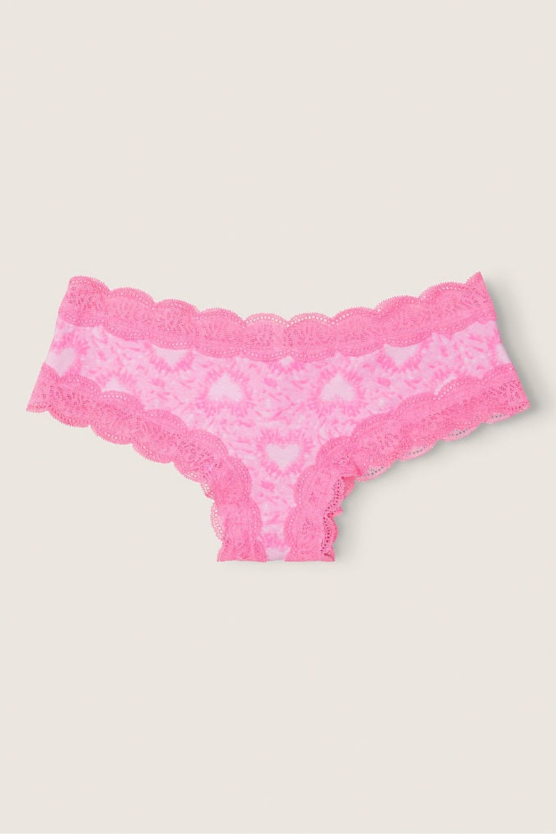 Victoria\'s Secret The Lacie Spitze Trim Cheeky Knickers Schwarz | 231794MBI