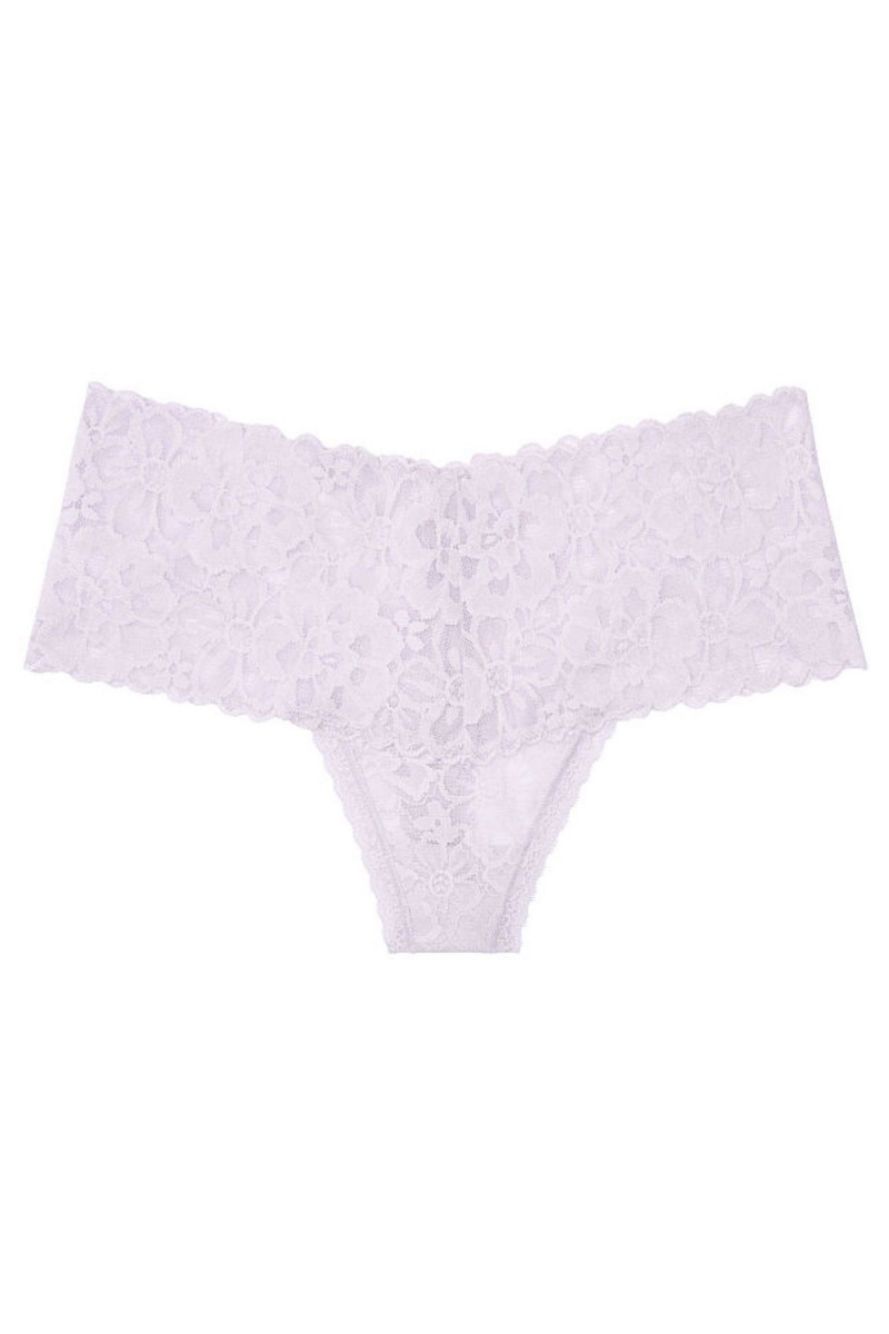 Victoria's Secret The Lacie Spitze Weite Band Tanga Panty Rosa | 602435QGR