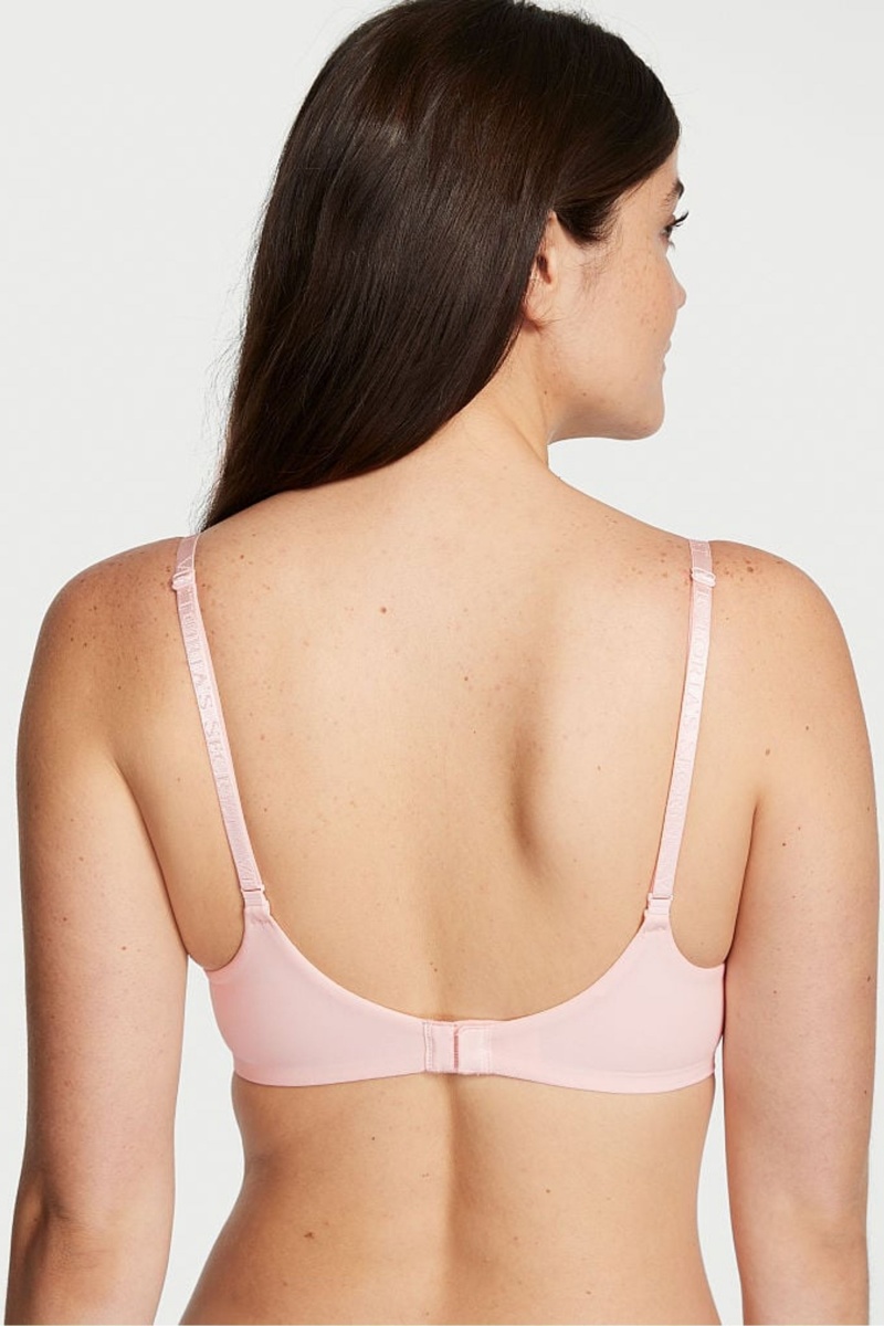 Victoria's Secret The T-Shirt Full Cup Push Up Smooth Bra Rosa | 174352HXK