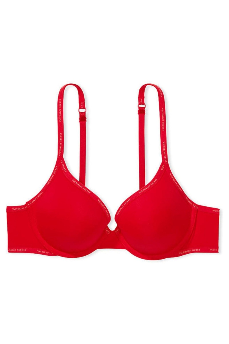 Victoria's Secret The T-Shirt Logo Riemen Bra Rot | 028953XQE