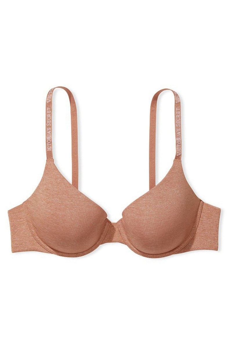 Victoria's Secret The T-Shirt Logo Riemen Bra Brilliant Blush Nude | 185243YQF