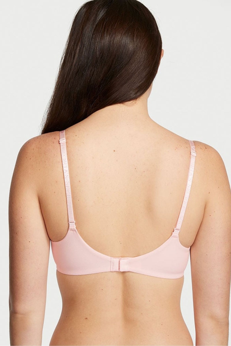 Victoria's Secret The T-Shirt Smooth Lightly Gefütterte T-Shirt Bra Rosa | 695128PNS