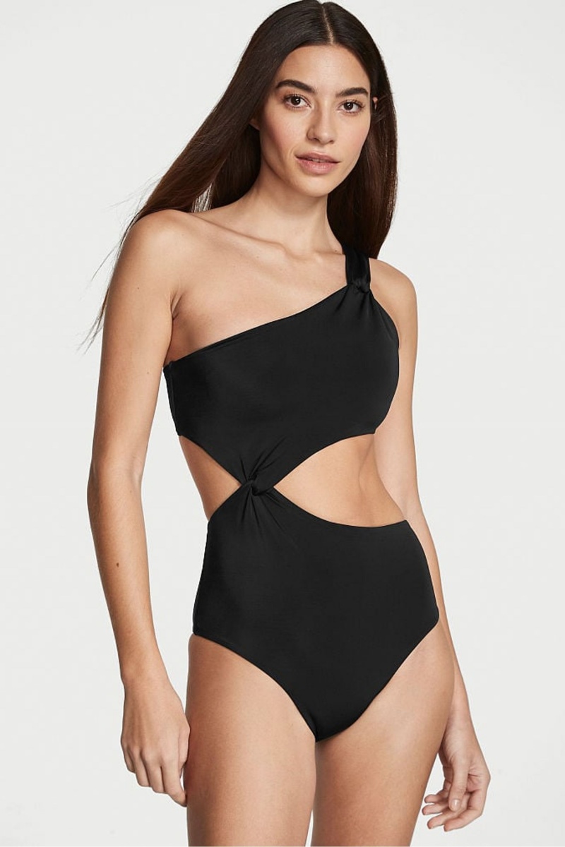 Victoria\'s Secret Twist Swimsuit Schwarz | 392506WLN