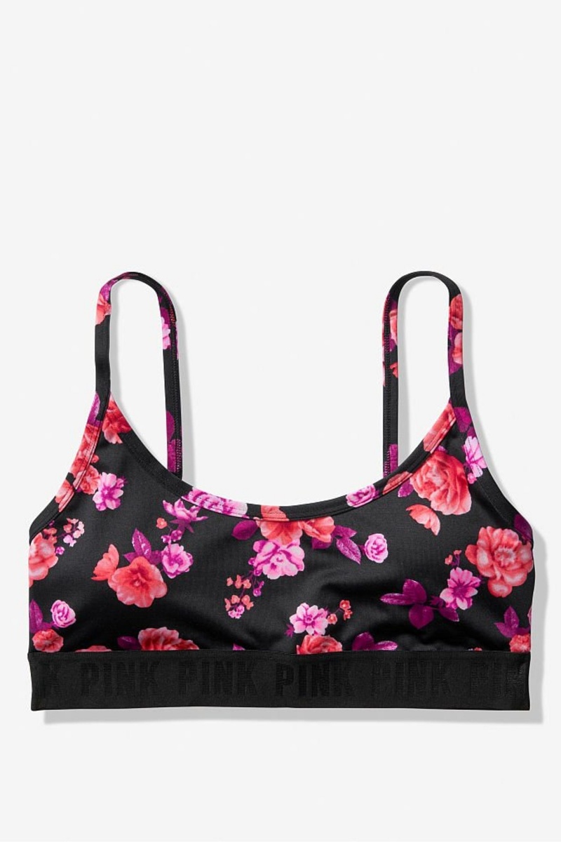 Victoria's Secret Ultimate Scoop Lightly Gefütterte Sports Bra Rosa | 852760YKG