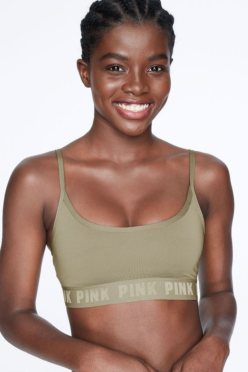 Victoria's Secret Ultimate Scoop Lightly Gefütterte Sports Bra Rosa | 946571SUY