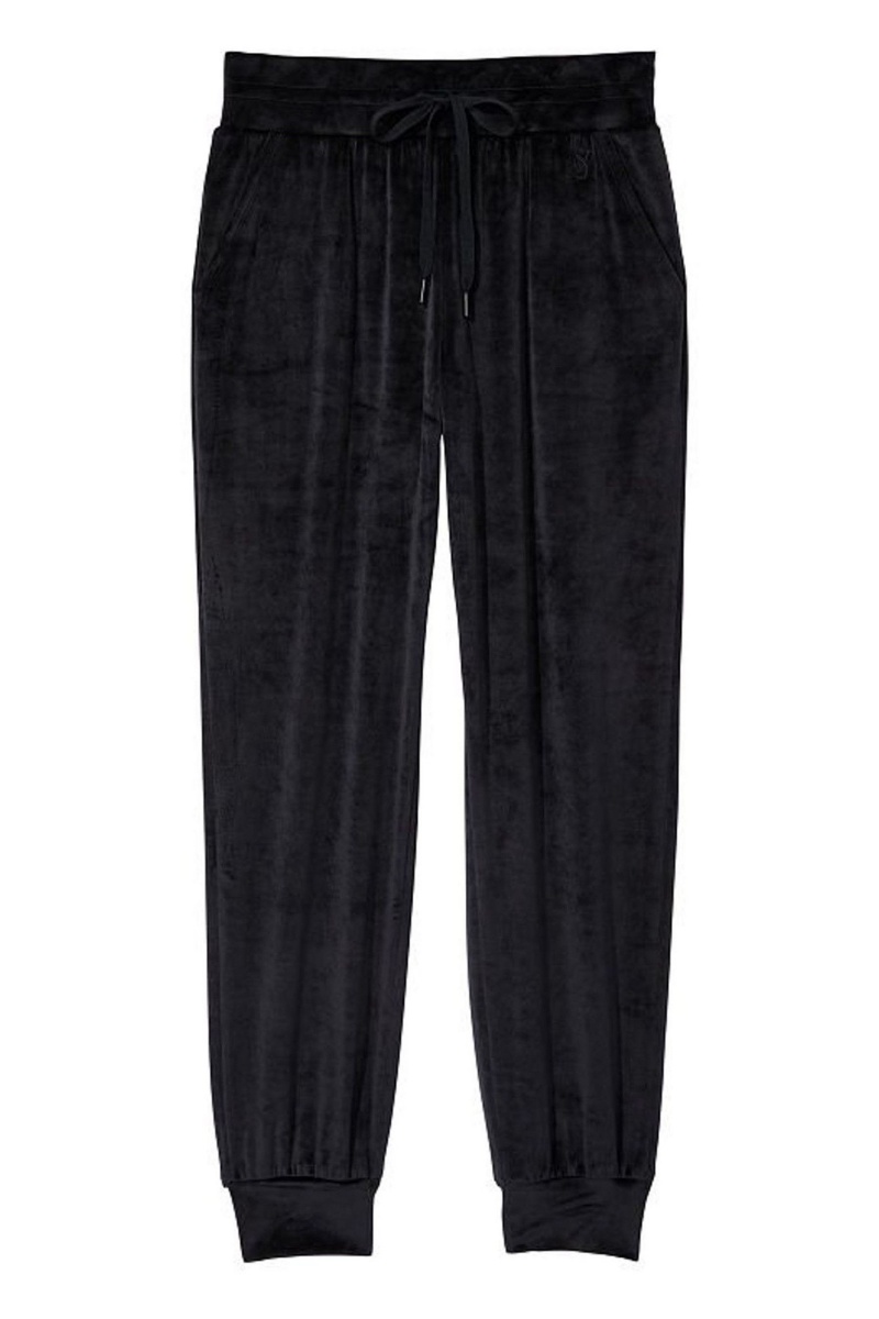 Victoria\'s Secret Velour Jogger Schwarz | 438075SCA