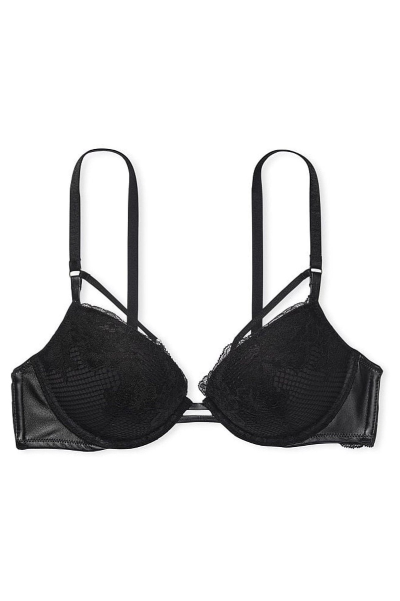 Victoria's Secret Very Sexy Riemchen Fishnet Spitze Bra Schwarz | 139602RCO