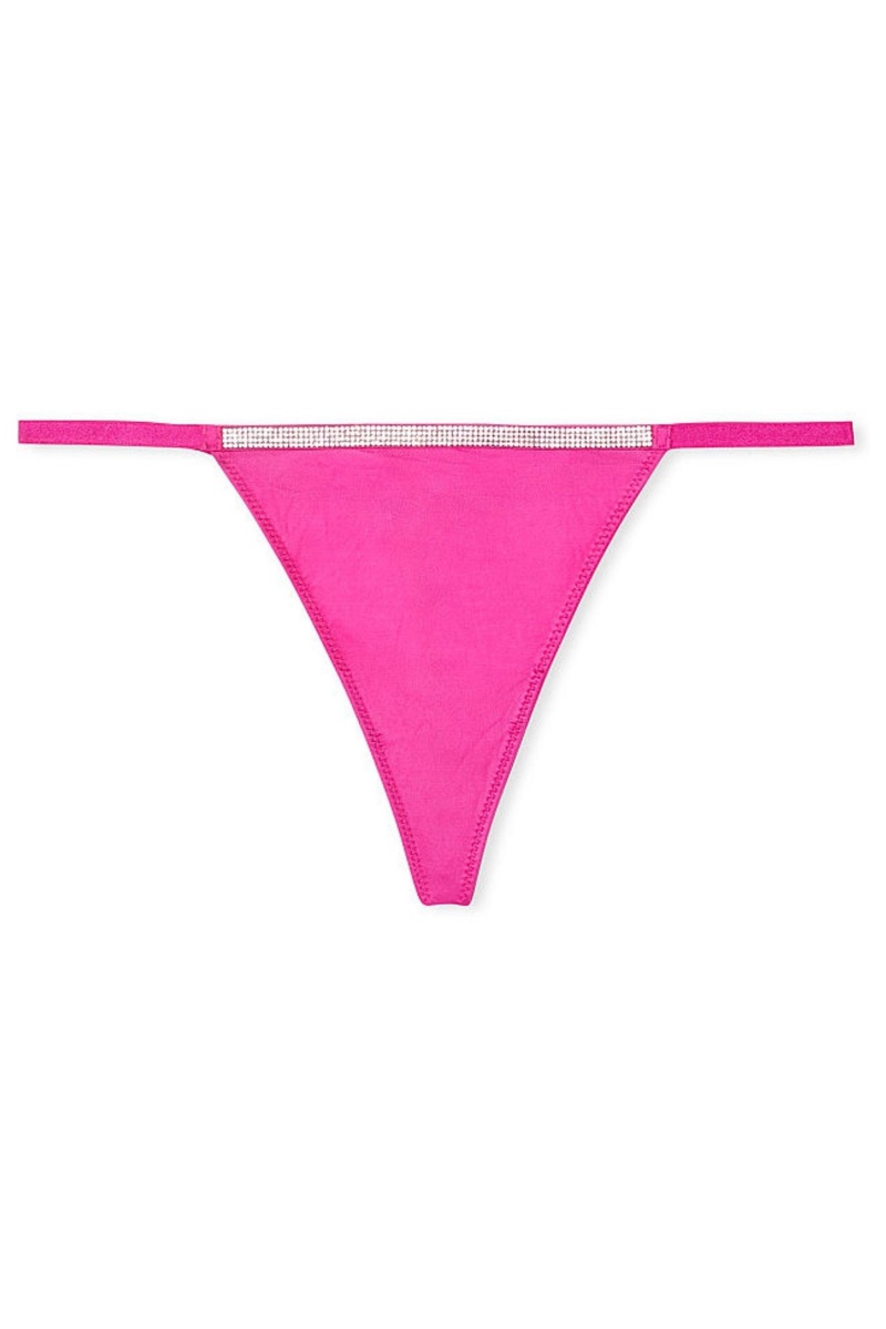 Victoria's Secret Very Sexy Smooth Shine Riemen Knickers Rosa | 032615LOQ