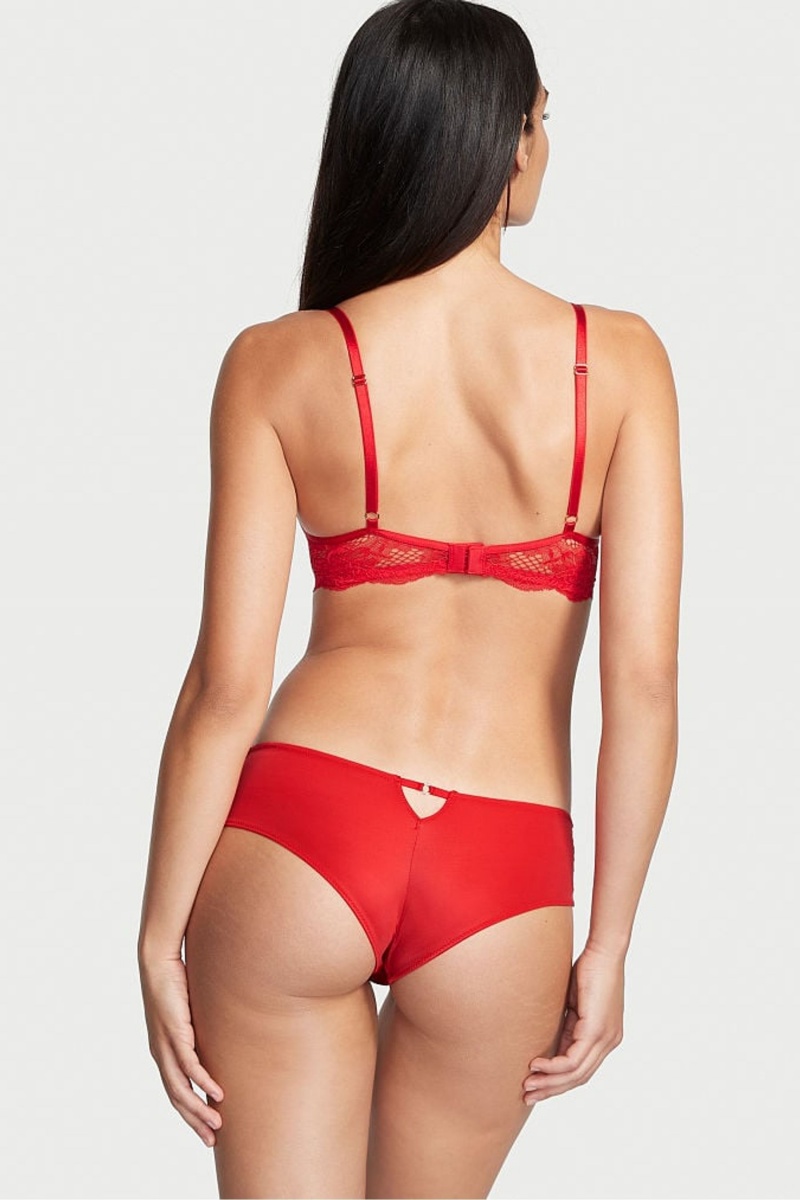 Victoria's Secret Very Sexy Spitze Cheeky Knickers Rot | 034865WJF