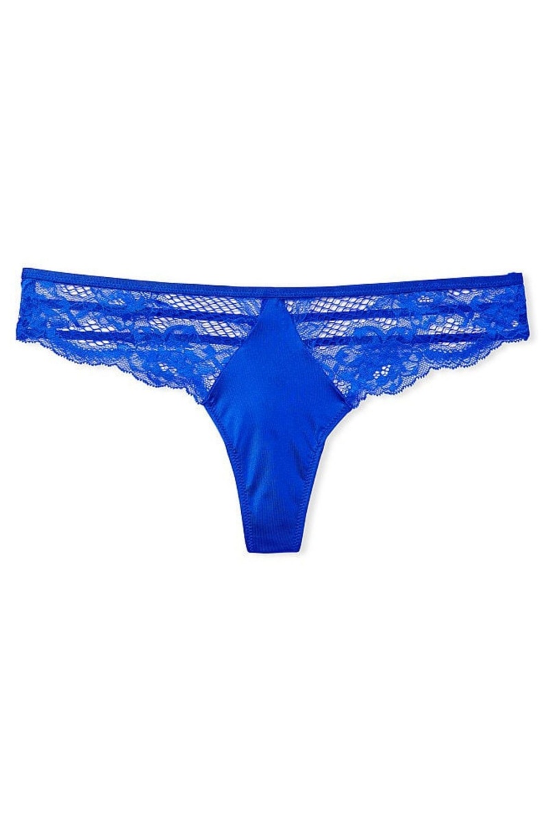 Victoria's Secret Very Sexy Spitze Tanga Knickers Blau | 278390XUM