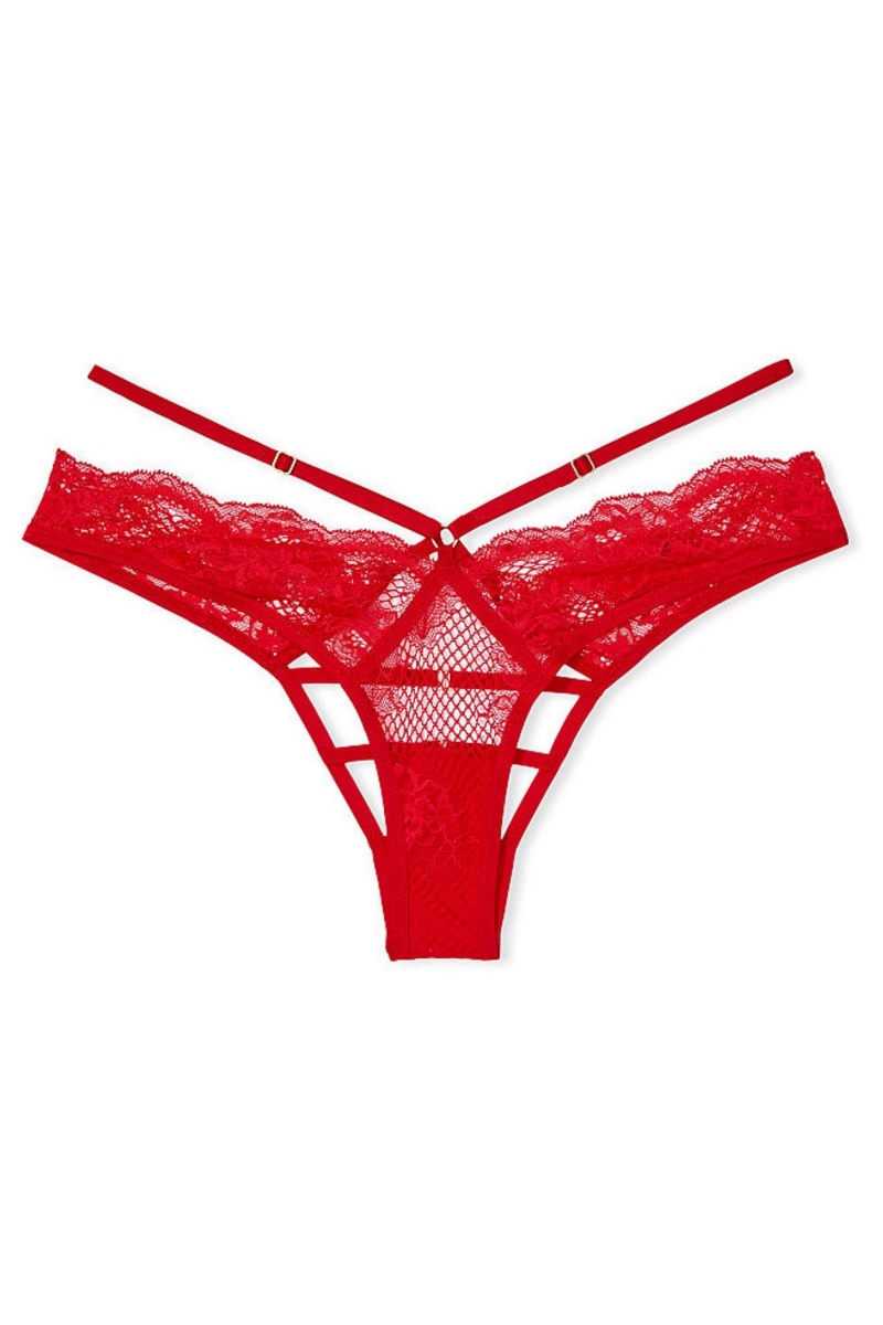 Victoria's Secret Very Sexy Spitze Tanga Knickers Rot | 370142XKA