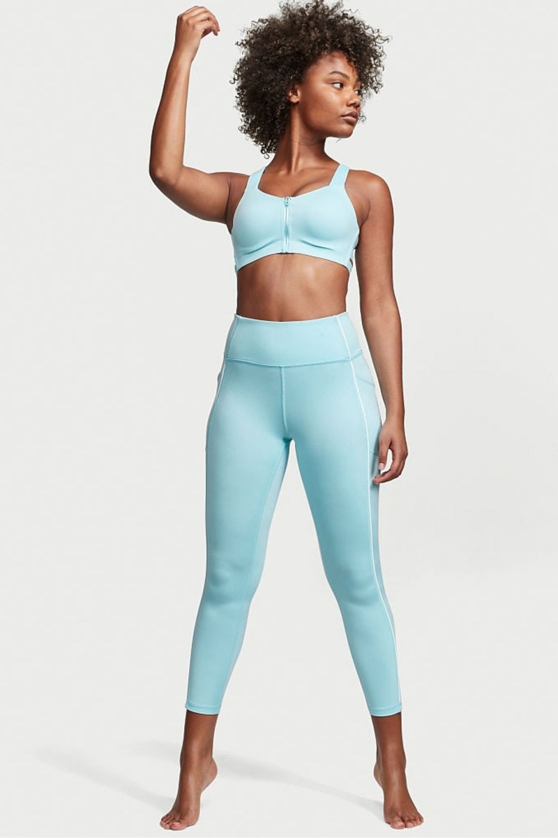 Victoria's Secret Victorias Secret Smooth Front Befestigung Wired High Impact Sports Bra Blau | 201835PVJ