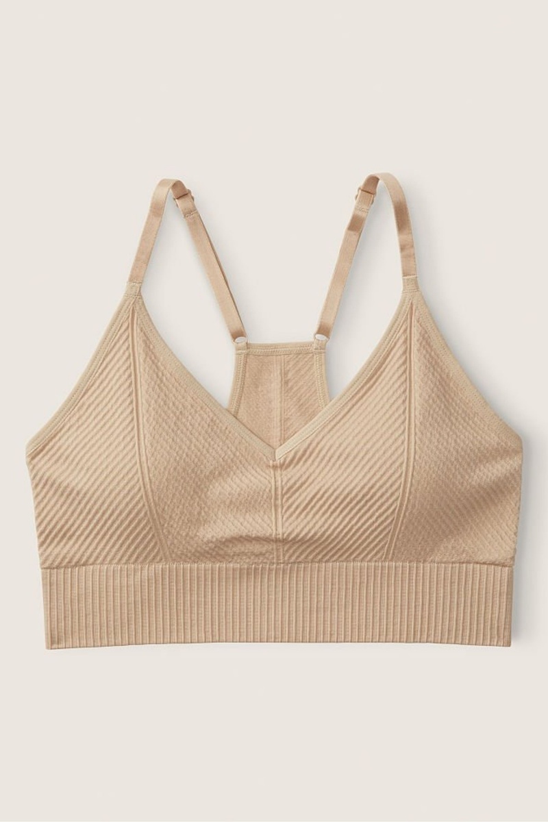 Victoria's Secret Wear Everywhere Seamless Lightly Gefütterte Low Impact Sports Bra Hell | 832761TAY