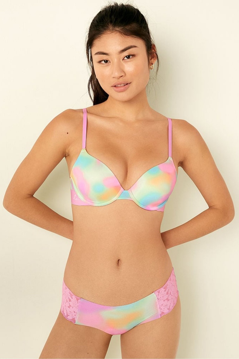 Victoria\'s Secret Wear Everywhere Smooth Lightly Gefütterte T-Shirt Bra Rosa | 360942RIM