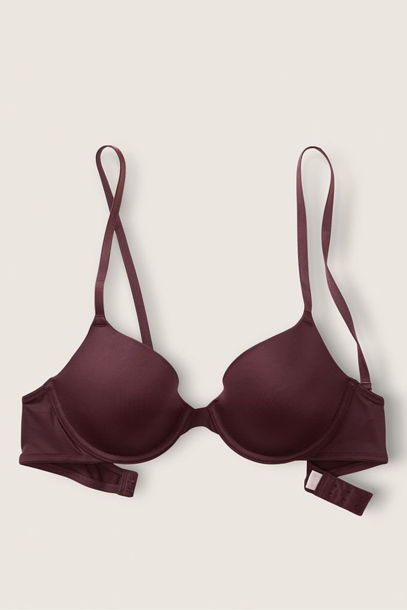 Victoria's Secret Wear Everywhere Smooth Lightly Gefütterte T-Shirt Bra Kaffee Braun | 758943MRO