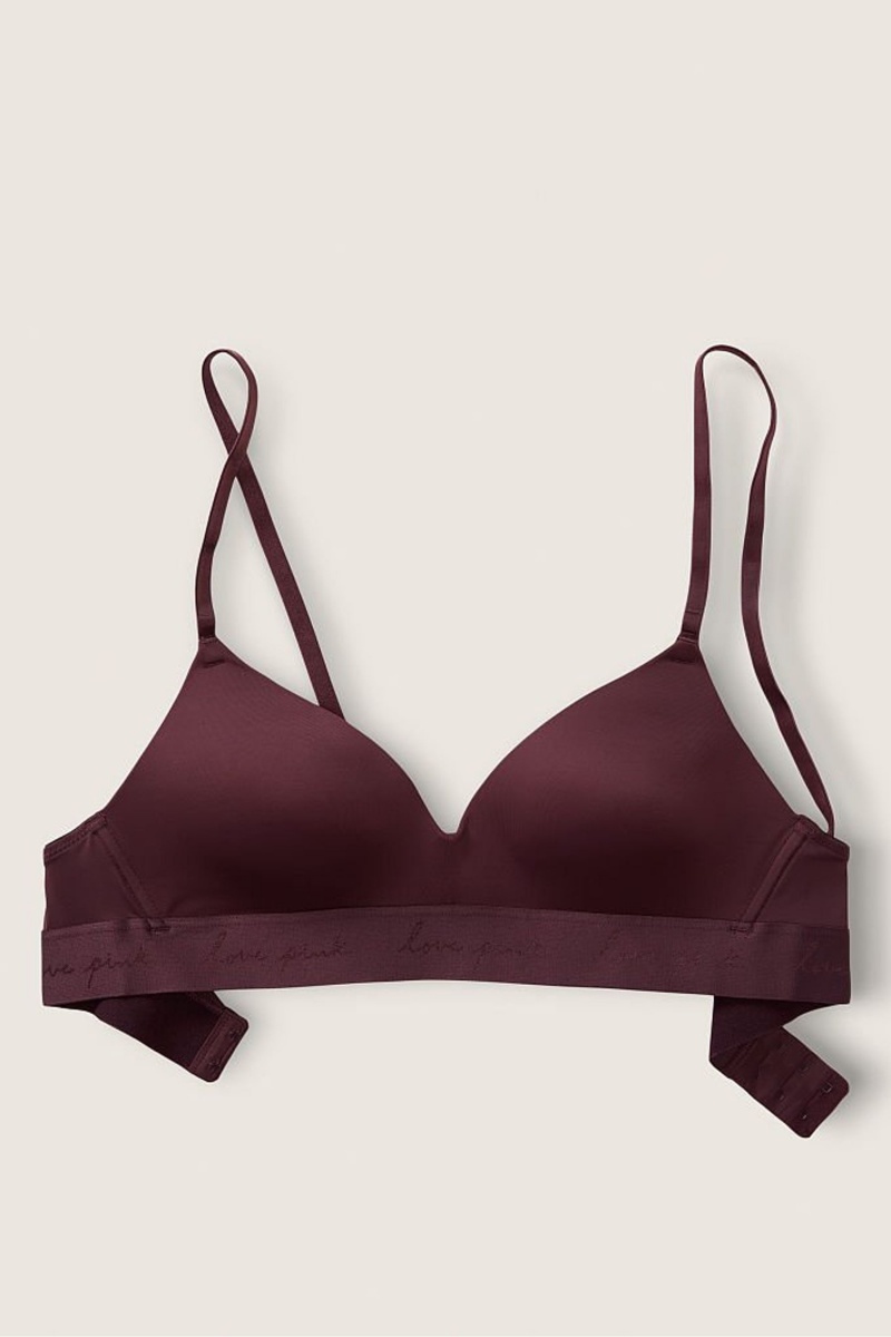 Victoria's Secret Wear Everywhere Smooth Lightly Gefütterte Non Wired T-Shirt Bra Braun | 534709XUI